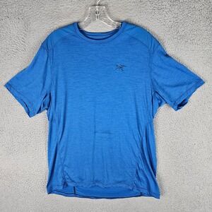 Arc'teryx Pelion Comp SS  T Shirt Mens Large Performance Wool Crew Neck SS002792